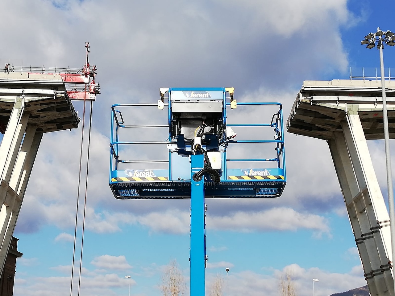 Demolizione Ponte Morandi a Genova