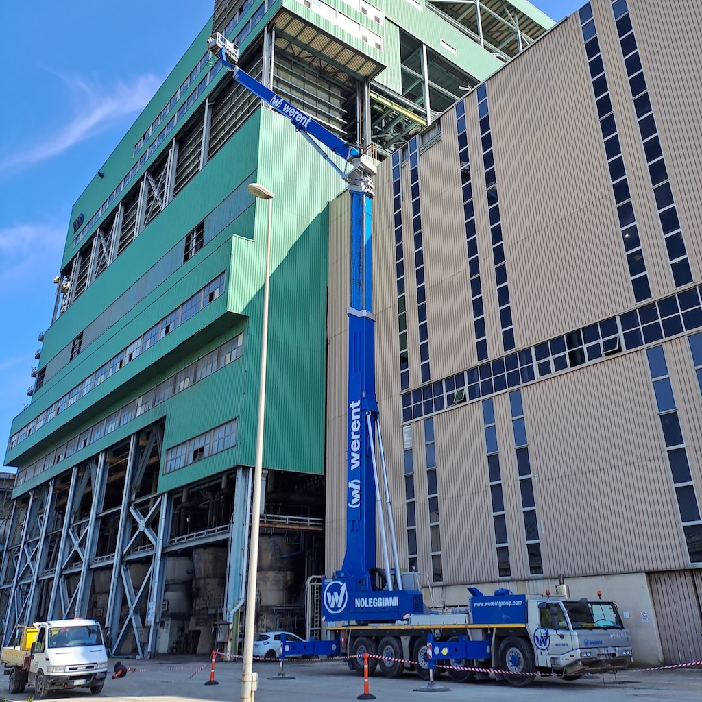 La Wumag WT 1000 al lavoro nella centrale Enel di Cerano